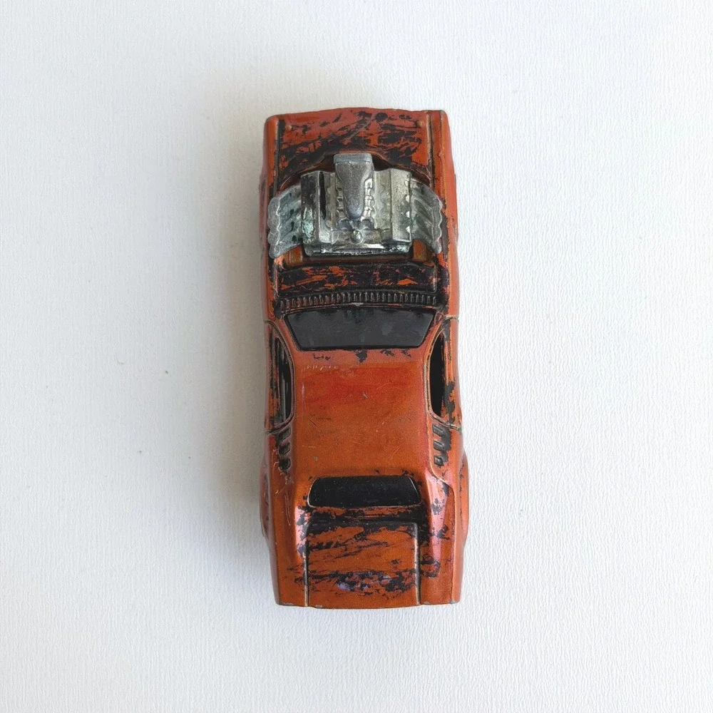 Vintage 1970 Hot Wheels Redline Rodger Dodger Orange Rare Dodge Challenger